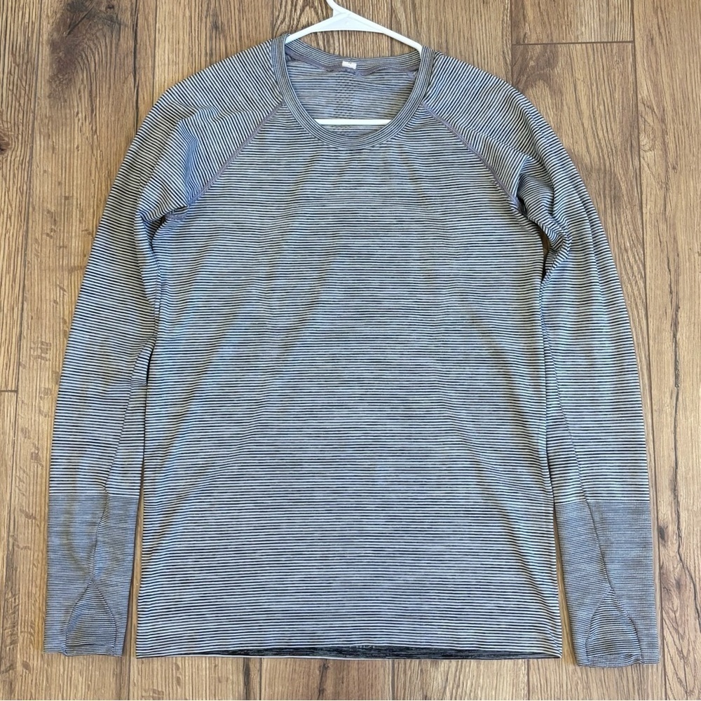 Lululemon Swiftly Tech Long Sleeve Shirt Size 10 In Wee Are From Space White
